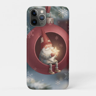 Niedlicher Gnom in rotem Weihnachtsschmuck Case-Mate iPhone Hülle