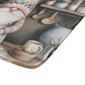 Niedlicher Gnome gebacken mit Liebe Schneidebrett (Ecke)