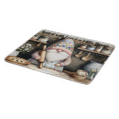 Niedlicher Gnome gebacken mit Liebe Schneidebrett (Ecke)