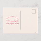 Niedlicher Gnome-Hörsaal Valentinstag Feiertagspostkarte (Rückseite)