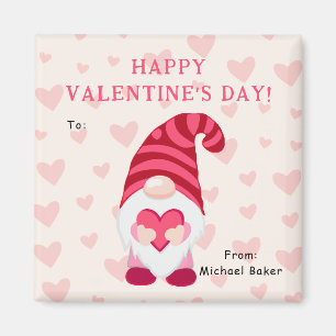 Niedlicher Gnome-Hörsaal Valentinstag Magnet