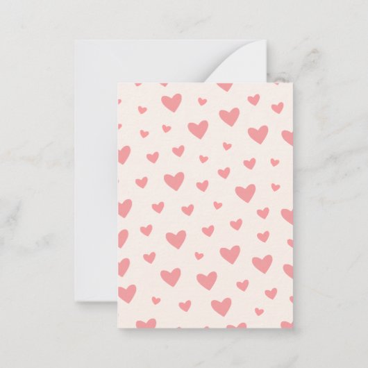 Niedlicher Gnome-Hörsaal Valentinstag Mitteilungskarte (Rückseite)