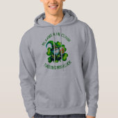 Niedlicher Gnome St Patrick's Day mit Bier | Hoodie (Vorderseite)