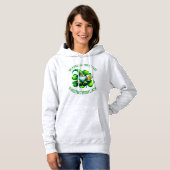 Niedlicher Gnome St Patrick's Day mit Bier | Hoodie (Vorne ganz)