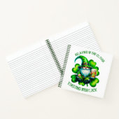 Niedlicher Gnome St Patrick's Day mit Bier | Notizblock (Innenseite)