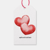 Niedlicher Gnome Valentinstag Rotes Herz Valentine Geschenkanhänger (Rückseite)