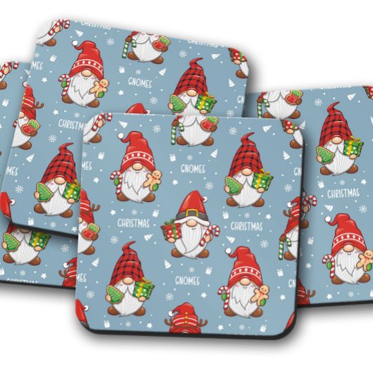 Niedlicher Gnome Weihnachten | Christmas Cork Unte Getränkeuntersetzer