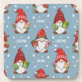 Niedlicher Gnome Weihnachten | Christmas Cork Unte Getränkeuntersetzer (Vorderseite)