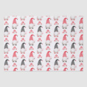 Niedlicher Gnome Weihnachten Seidenpapier (Vorderseite)
