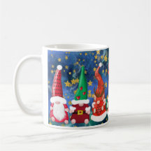 Niedlicher Gnome Weihnachtskaffee Tasse