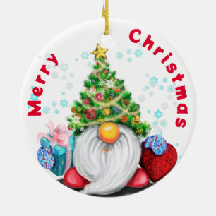 Niedlicher Gnome Weihnachtsschmuck