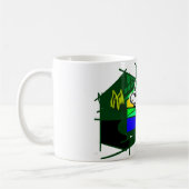 Niedlicher Goat St Patrick Tag Kaffeetasse (Links)