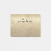 Niedlicher Golddrachenflieger Post-it Klebezettel (Vorderseite)