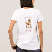 Niedlicher Golden Doodle Doodle T - Shirt (Rückseite)