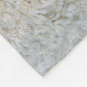 Niedlicher Golden Doodle-Hintergrund Fleecedecke (Ecke)