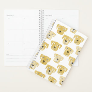 Niedlicher Golden Labrador Retriever Dog Art Planer