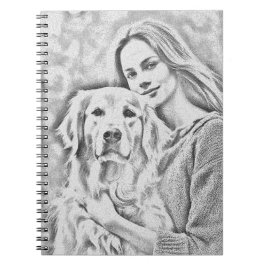Niedlicher Golden Retriever Bester Hund Mama Stift Notizblock