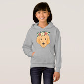 Niedlicher Golden Retriever Head Hoodie (Vorne ganz)