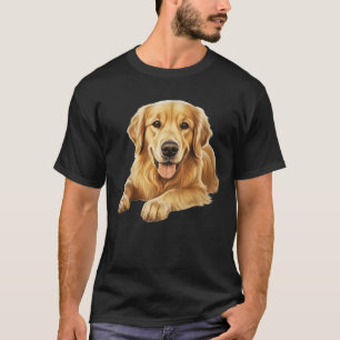 Niedlicher Golden Retriever Liebe T - Shirt