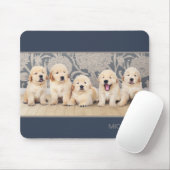 Niedlicher Golden Retriever Welpenhund Personalisi Mousepad (Mit Mouse)