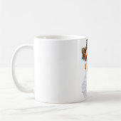 Niedlicher Goldendoodle-Geist Halloween Herbst Kun Kaffeetasse (Links)