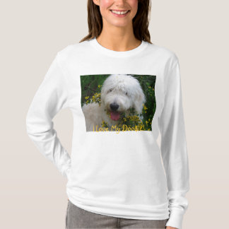 Niedlicher Goldendoodle Hoodie, "ich Liebe mein T-Shirt