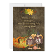 Niedlicher Goldener Erntedank Türkei Junge 1. Gebu