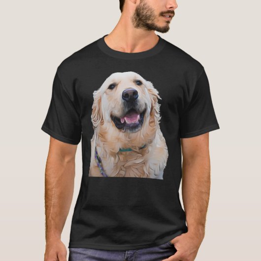 Niedlicher Goldener Retriever 16 T-Shirt (Vorderseite)