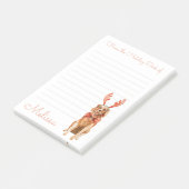 Niedlicher Goldener Retriever vom Holiday Desk of Post-it Klebezettel (angewinkelt)