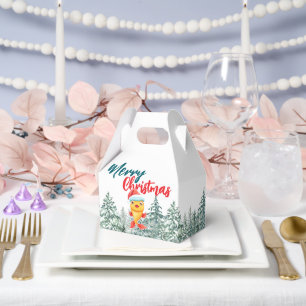 Niedlicher Goldfisch Meer Weihnachtsbaum Frohe Wei Geschenkschachtel