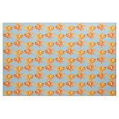 Niedlicher Goldfish Stoff (Fat Quarter (45,7 x 55,9 cm))