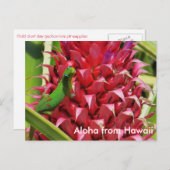 Niedlicher Goldstaub Postkarte (Vorne/Hinten)