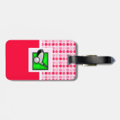 Niedlicher Golf Gepäckanhänger (Rückseite horizontal)