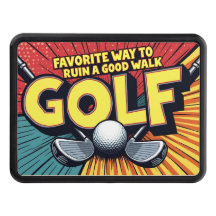 Niedlicher Golf-Lieblings-Weg zu einem guten Spazi