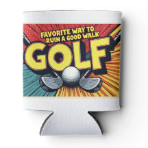 Niedlicher Golf-Lieblings-Weg zu einem guten Spazi