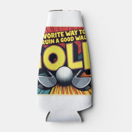 Niedlicher Golf-Lieblings-Weg zu einem guten Spazi Flaschenkühler