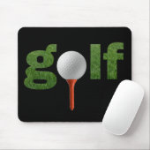 Niedlicher Golf-Sport-Entwurf Mousepad (Mit Mouse)