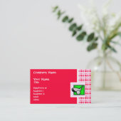 Niedlicher Golf Visitenkarte (Stehend Vorderseite)