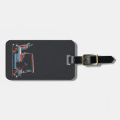 Niedlicher Golf-Wagen Gepäckanhänger (Vorderseite horizontal)