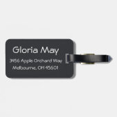 Niedlicher Golf-Wagen Gepäckanhänger (Rückseite horizontal)