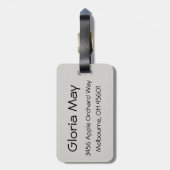 Niedlicher Golf-Wagen Gepäckanhänger (Rückseite vertikal)