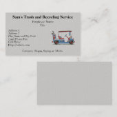 Niedlicher Golf-Wagen Visitenkarte (Vorne/Hinten)