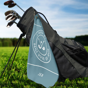 Niedlicher Golfer Humor Golf Eisen Sports Pro Türk Golfhandtuch