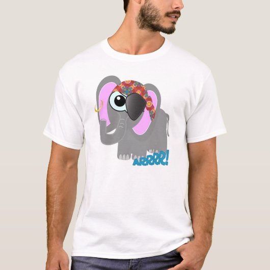 Niedlicher Goofkins-Elefant T-Shirt (Vorderseite)