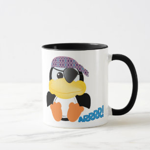 Niedlicher Goofkins-Piratenpinguin Tasse