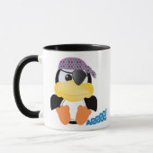 Niedlicher Goofkins-Piratenpinguin Tasse (Links)