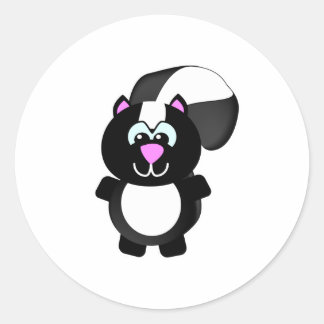 Niedlicher Goofkins-Sketch Runder Aufkleber