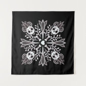 Niedlicher Goth kawaii-Witwe Harajuku Black Wandteppich (Vorderseite (Horizontal))