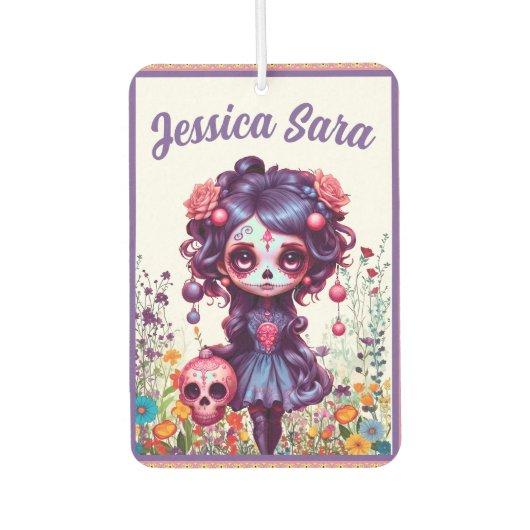 Niedlicher Gothic Garden Zuckerkult Autolufterfrischer (Vorderseite)