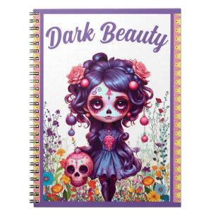 Niedlicher Gothic Garden Zuckerkult Notizblock